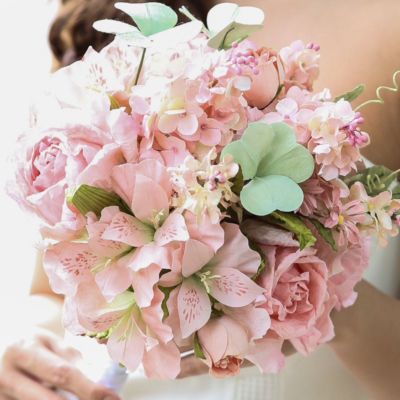 Sweet Pink bridal bouquet || pink theme.