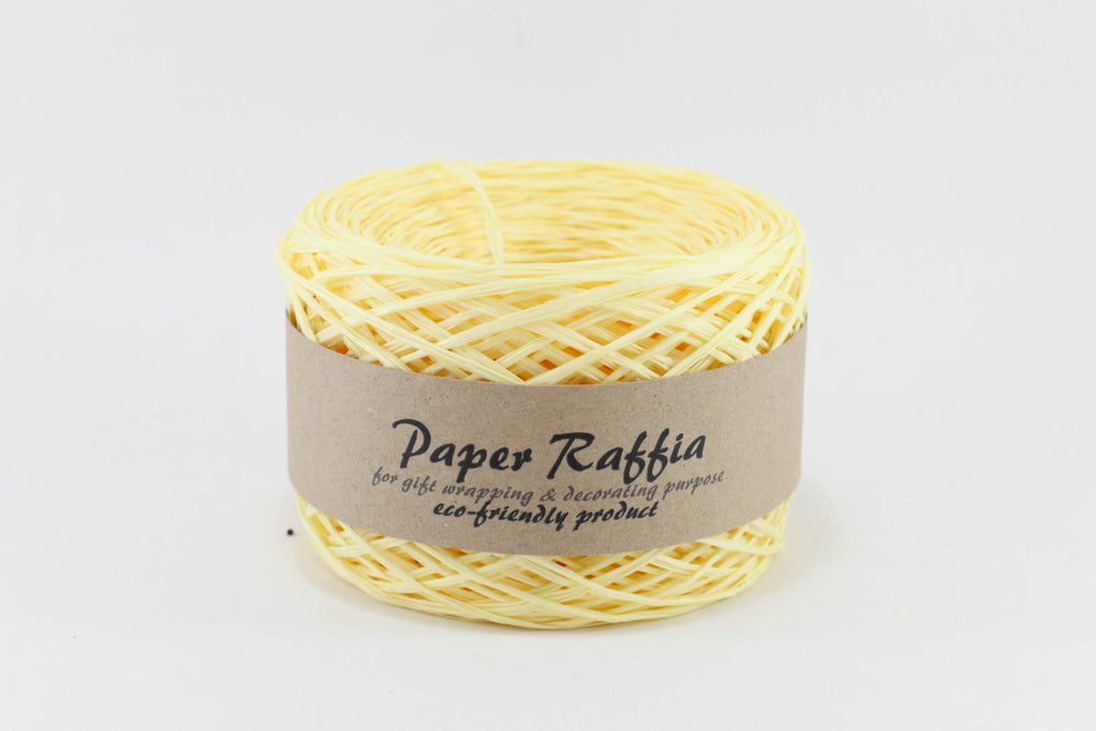 Yellow Paper Raffia, 120 m.