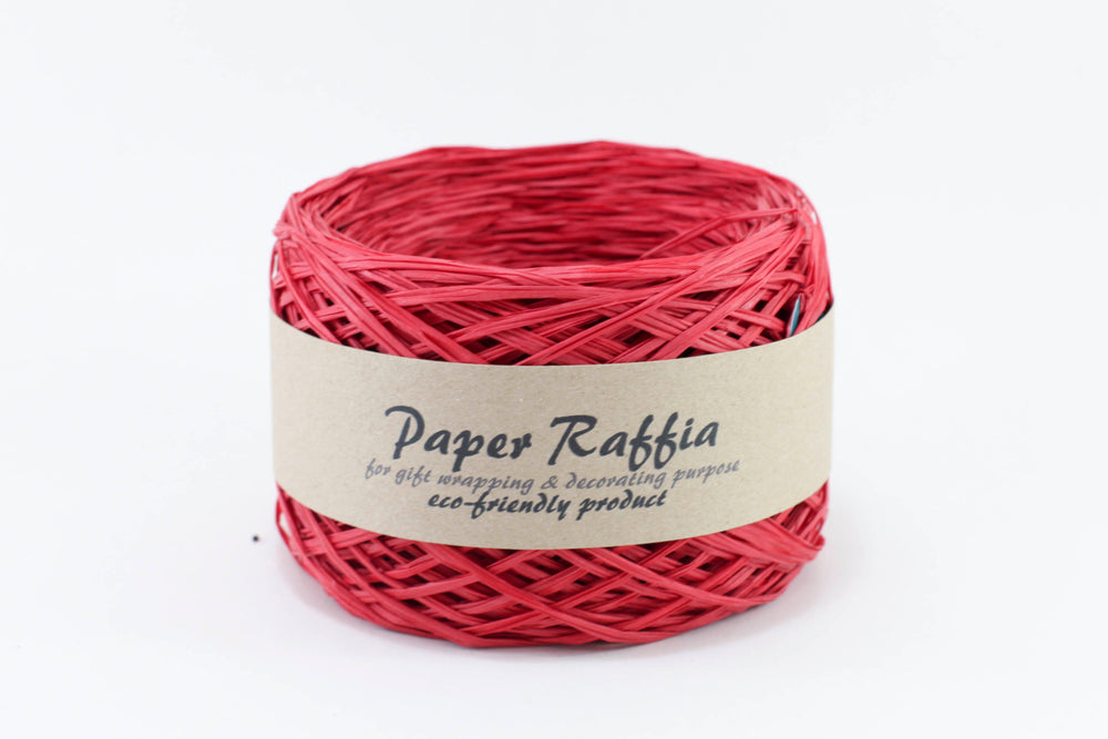
            
                Load image into Gallery viewer, Red Paper Raffia, 120 m.
            
        