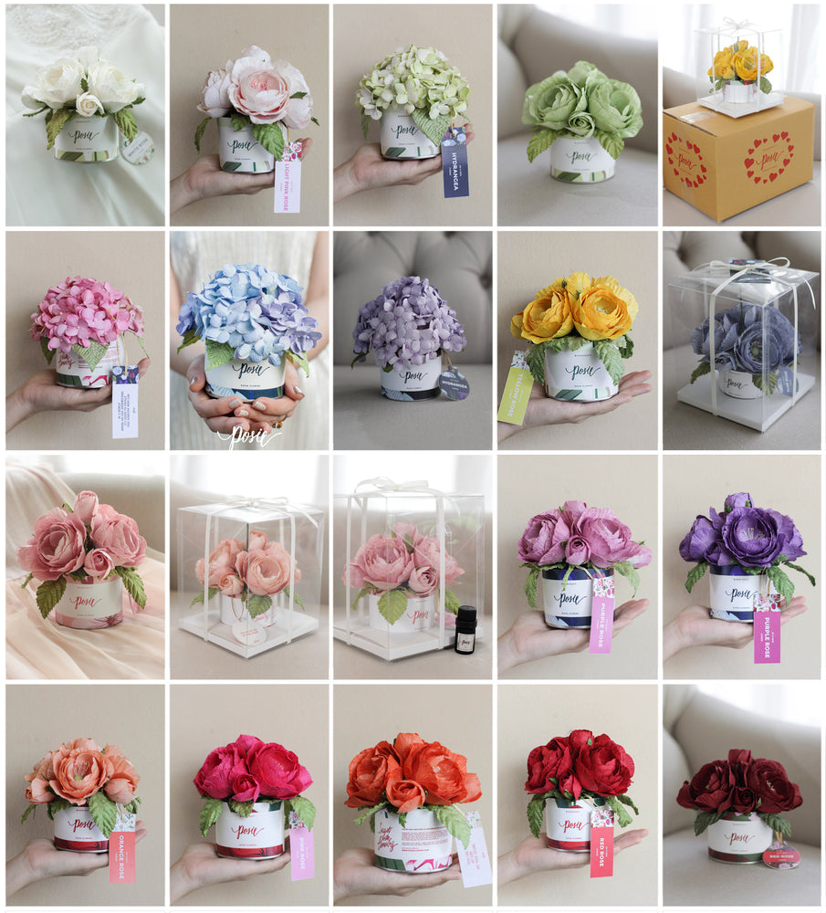 Blue/Purple Hydrangea ,Small Aromatic Gift Box