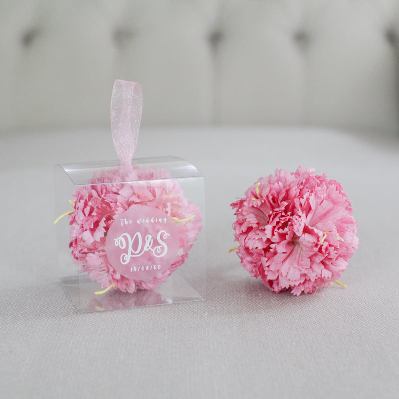
            
                Load image into Gallery viewer, Carnation favor ball || variety of colors
            
        
